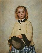 Albert Anker Huftbild eines Madchens Spain oil painting artist